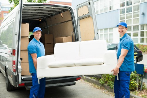 House removals team planning a move in Swiss Cottage