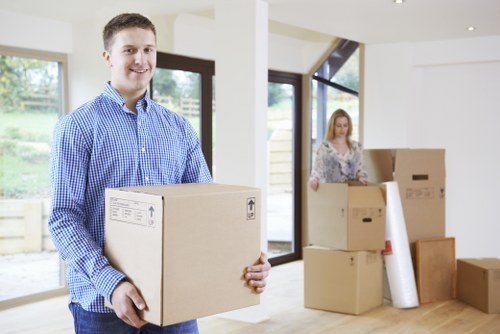 Removal team pricing a small flat move near Swiss Cottage station