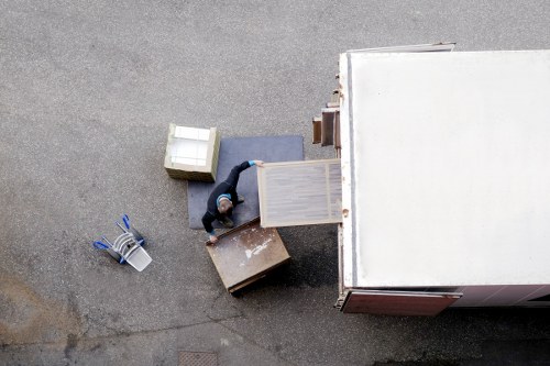 Packing boxes and household items for a Swisscottage home removal