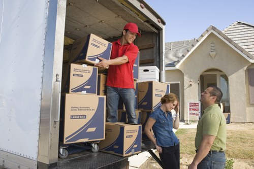 Commercial moving truck service for offices in Swiss Cottage
