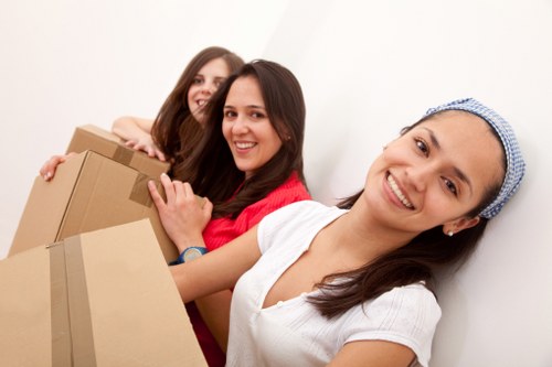 Removal van supporting residential and commercial relocations around Swisscottage