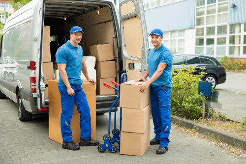 Moving van and furniture transport in Swiss Cottage