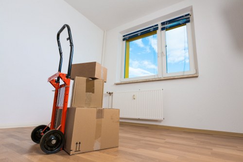 Checklist and moving supplies for a house removal