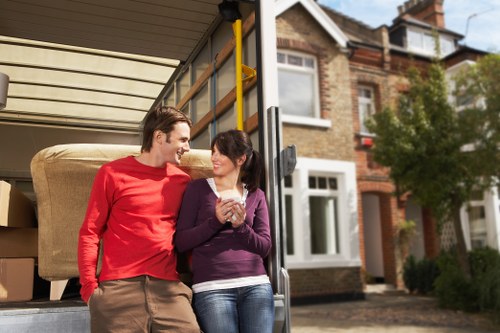 Furniture handling in a Swiss Cottage flat move