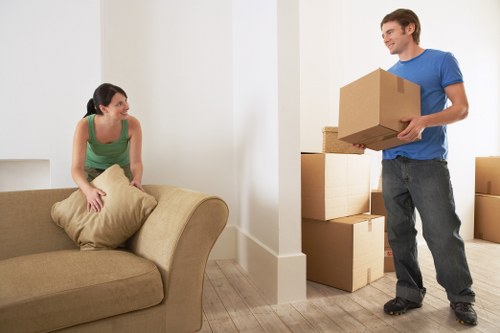Packing and furniture handling for a Swisscottage home removal